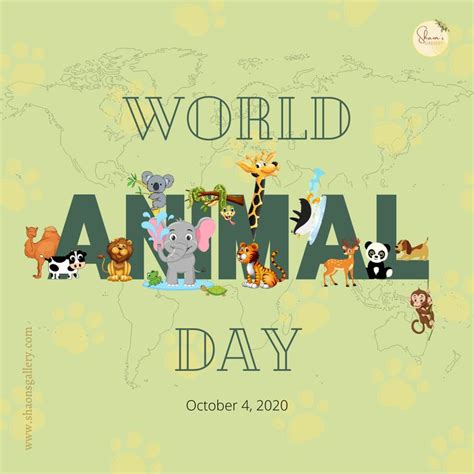 World Animal Day 2020 By Shaons Gallery Pet Day Animals Of The