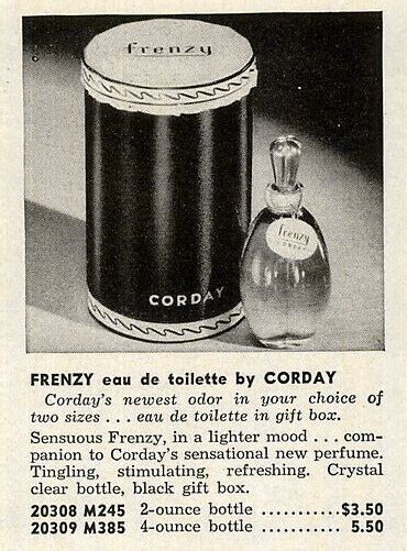 Frenzy By Corday Eau De Toilette Reviews And Perfume Facts