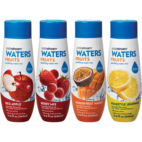 Sodastream Waters Fruit Variety Sparkling Drink Mix 440ml