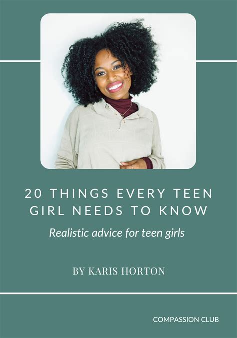 20 Things Every Teen Girl Needs To Know