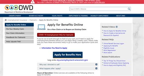 Avoid The Phone Use Website To File For Unemployment Dwd Says Point