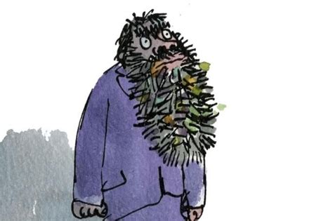 Roald Dahls The Twits Mr Twit Drawing By Quentin Blake The