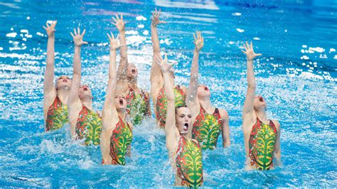 GB Synchro Ease Into Team Free Final On Opening Day Of Glasgow