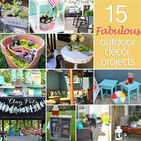 Check spelling or type a new query. 15 Fabulous Outdoor Decor Projects {DIY Challenge Features | Diy garden decor, Diy projects ...
