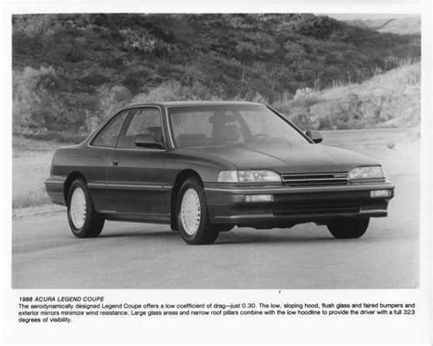 1988 Acura Legend Coupe Press Photo 0154