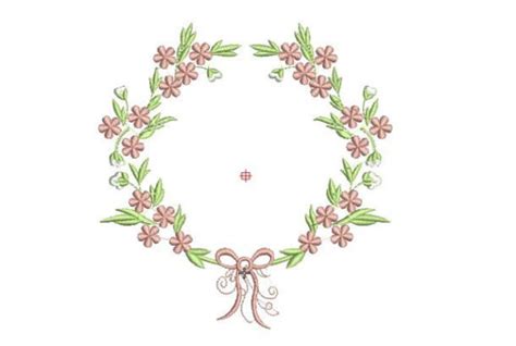 Floral Wreaths Embroidery Designs 2024 421 Free And Premium