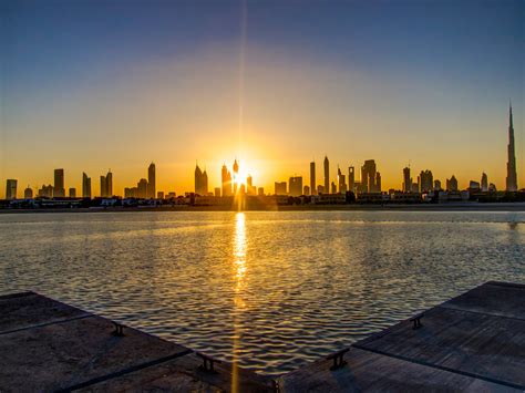 Sunrise In Dubai Taken From Jumeirah Open Beach In Dubai Flickr