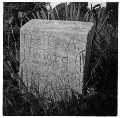 Homemade Thelma Fulford Hindustan Cemetery Hindustan · Indiana University Archives Exhibits