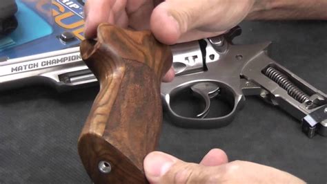 How To Change Revolver Grips Ruger Gp100 Match Champion