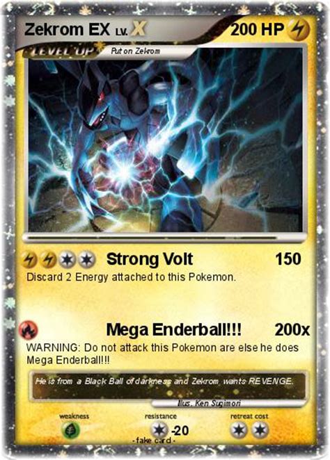 Pokémon Zekrom Ex 641 641 Strong Volt My Pokemon Card