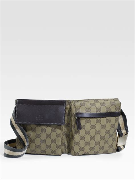 Mens Black Gucci Belt Bag