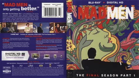 Mad Men Final Season Part 1 2014 Blu Ray Cover And Labels Dvdcovercom