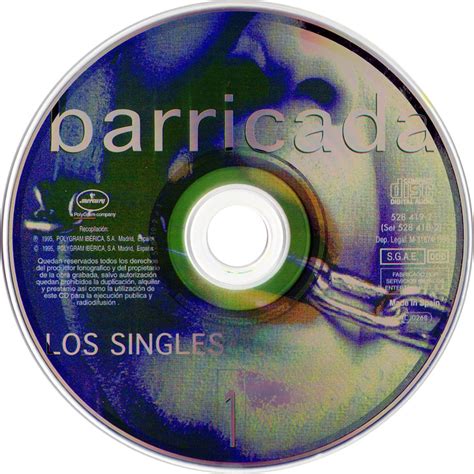 Carátula Cd1 De Barricada Los Singles 1983 1996 Portada
