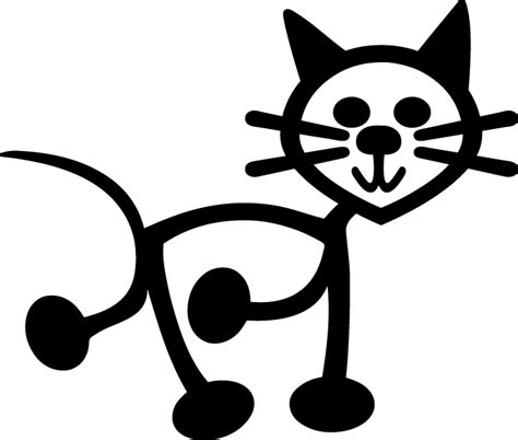 Free Cat Stick Figure Download Free Cat Stick Figure Png Images Free