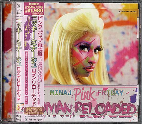 Nicki Minaj Pink Friday Roman Reloaded Japanese Promo Cd Album Cdlp 568493