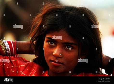 India Rajasthan Pushkar Girl Hi Res Stock Photography And Images Alamy