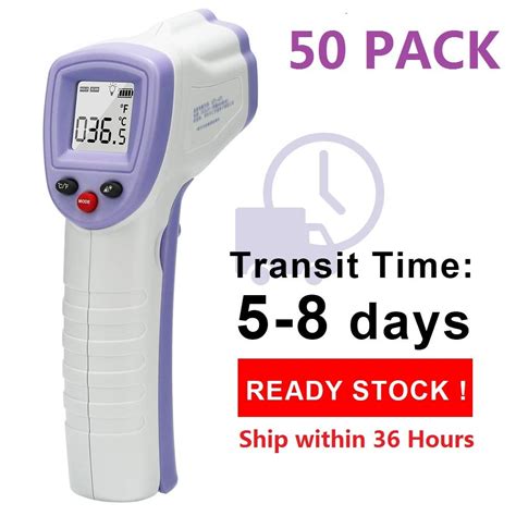Axhkio Infrared Forehead Thermometer Digital 50 Pack