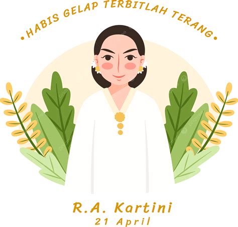 Saudações De Celebração Indonésia Selamat Hari Kartini Png Kartini