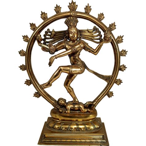 19th C Indian Polished Bronze Sculpture Of Hindu Goddess Shiva As From
