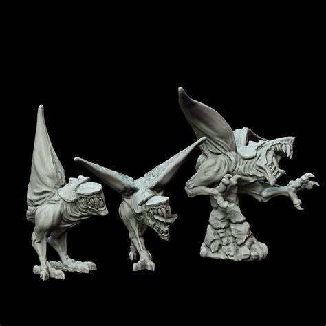 Abyssal Chicken 3 Pack Miniature For Dungeons And Dragons Etsy