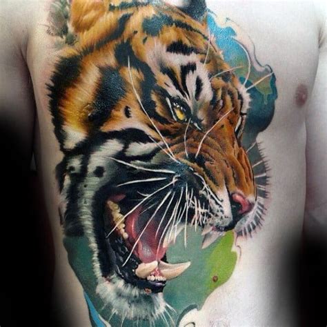 70 Colorful Tattoos For Men Vivid Ink Design Ideas