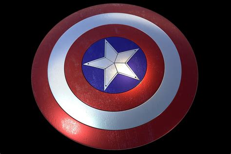 Captain America Shield 3d Model 3d Printable Cgtrader