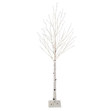 Philips 5ft Pre Lit Artificial Christmas Slim Birch Twig Tree Warm