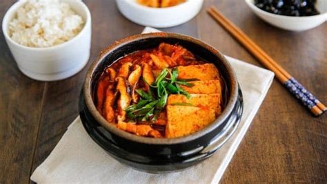 Kimchi soup, called jjigae, is a satisfying example. Recipe Kimchi Jjigae