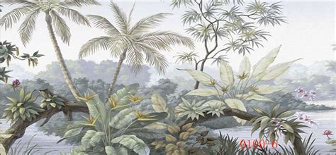 Tropical Rainforest Wallpaper Wall Mural Jungle Frorest Trees Etsy