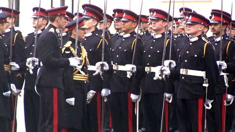 New Head Of The Army Inspects Sovereigns Parade At Sandhurst