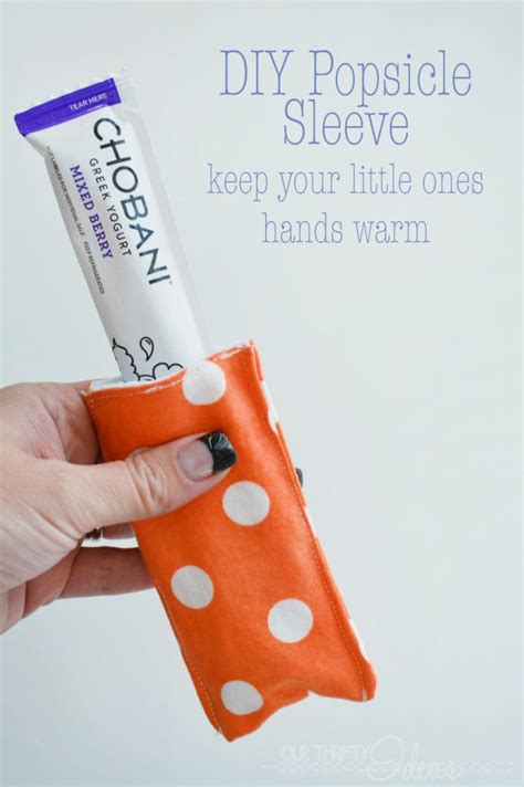 Diy Popsicle Sleeve Our Thrifty Ideas