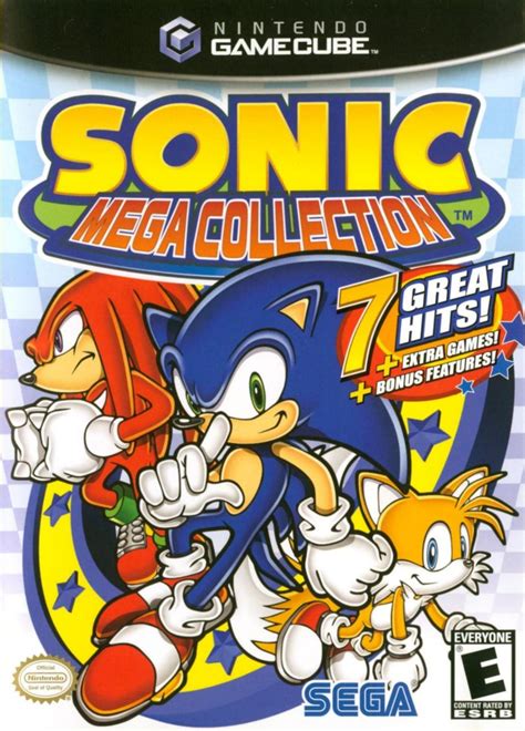 Sonic Mega Collection 2002 Gamecube Box Cover Art Mobygames