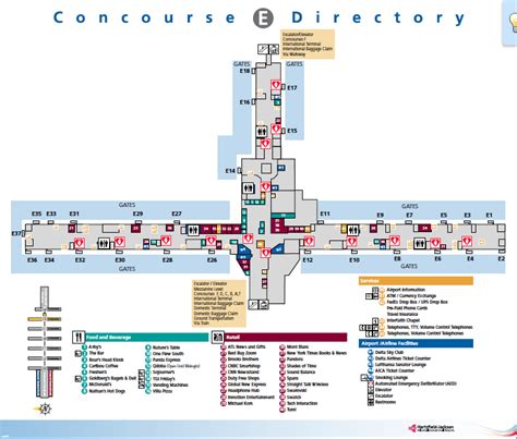 Map Of Atlanta Hartsfield Airport Terminals