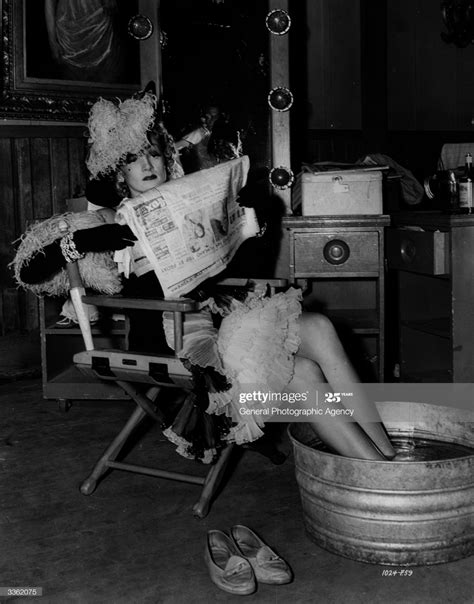News Photo Marlene Dietrich Cools Her Feet In A Tub Of Iced