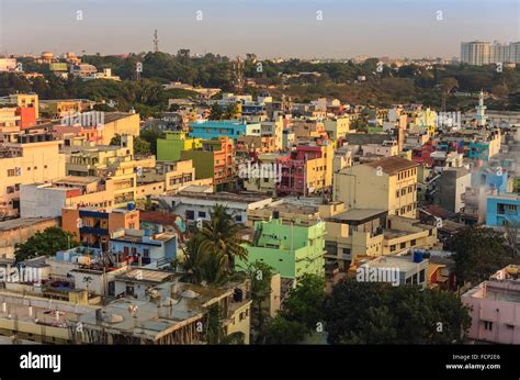 Bangalore City Skyline India Stock Photo Alamy