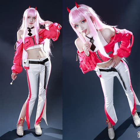 Anime Cosplay Darling In The Franxx Zero Two Cosplay Costume Code