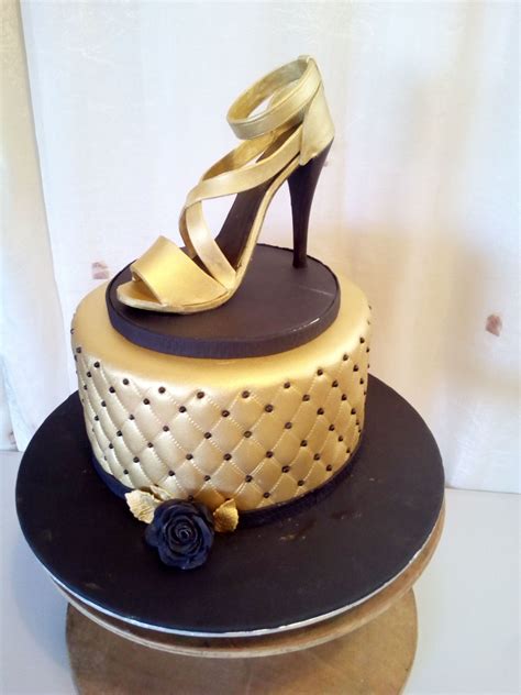 Buy or send christmas special cakes online in india via bakingo. Gold and Black stiletto, Birthday cake | Birthday cake ...