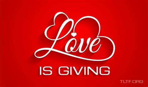 Love Is Giving The Living Truth Fellowship