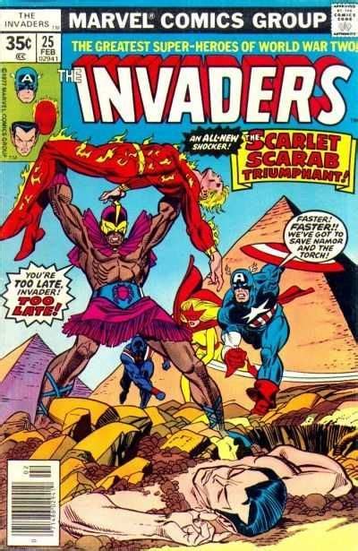 The Invaders 25 February 1978 Marvel Comic Books Comics Comic Books
