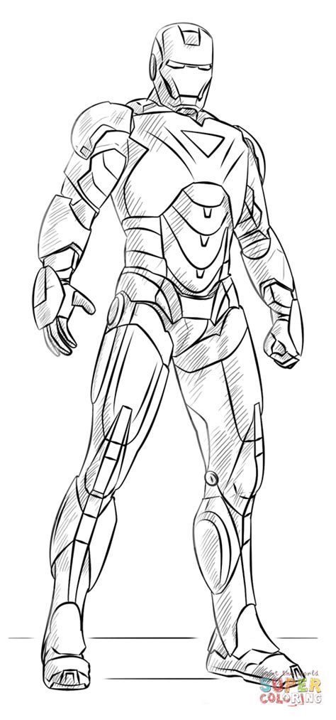 It is sure to entice your little iron person, regardless of interest! Iron Man coloring page | Free Printable Coloring Pages