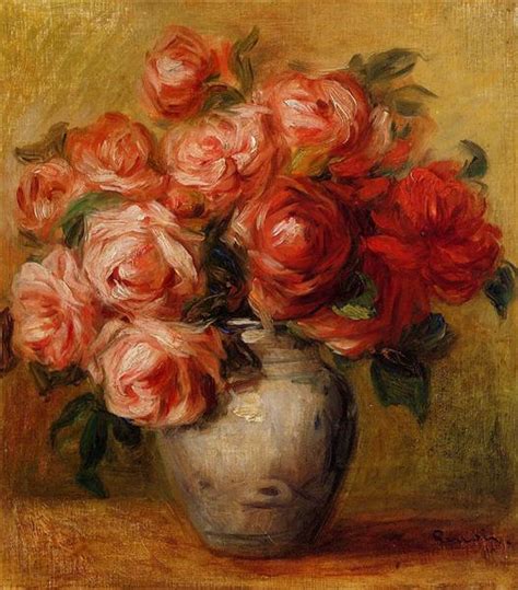 Still Life With Roses Pierre Auguste Renoir