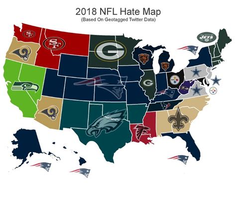 The golden state warriors have the fourth lowest odds to win the 2021 nba title at pointsbet. These Are The Most Hated NFL Teams By State - The Interrobang