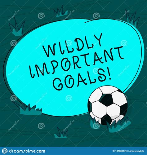 Conceptual Hand Writing Showing Wildly Important Goals Business Photo