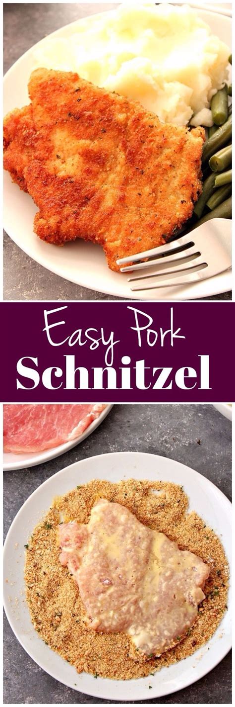 Schnitzel refers to meat that is pounded and tenderized, then typically breaded and fried. Pork Schnitzel Recipe - juicy and crispy schnitzel made ...