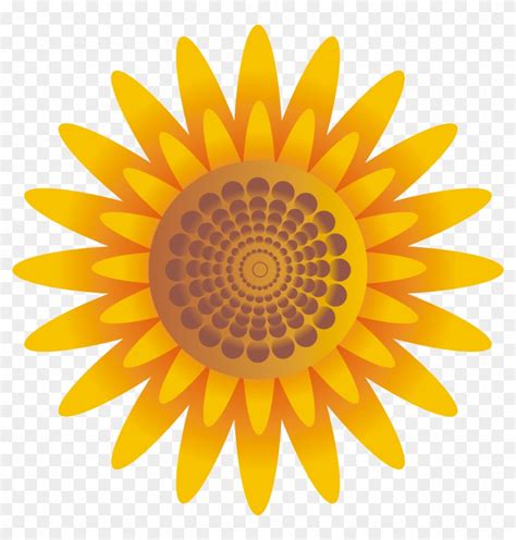 Gambar Bunga Matahari Kartun Png Adzka