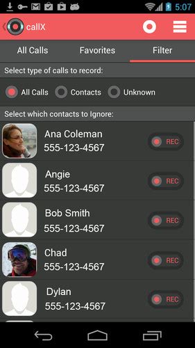 This app is a lot like the other automatic call recorder app on this list, just less popular. Free Automatic Call Recorder cell phone app