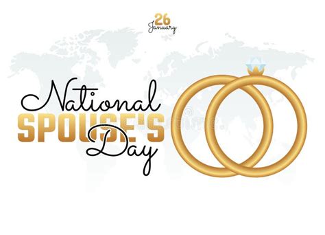 Vector Graphic Of National Spouse S Day Stock Vector Illustration Of Lettering Message
