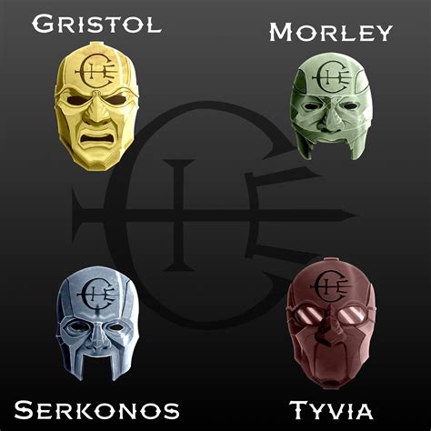 Dishonored The Abbey Of The Everyman Morley And Tyvia Mask Concepts