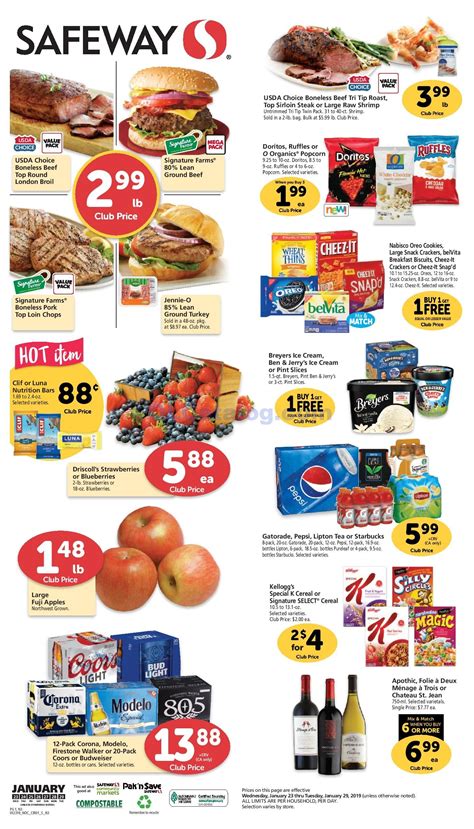Kroger weekly ad flyer march 11 17 2020 kroger fresh food. Safeway Weekly ad January 23 - 29, 2019. Find Latest ...