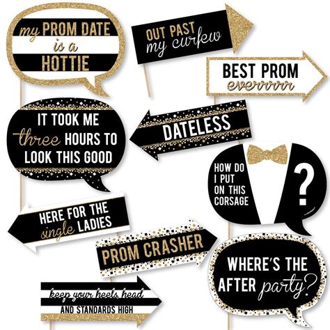 Funny Prom Photo Booth Props Prom Party Photo Booth Prop Kit Etsy